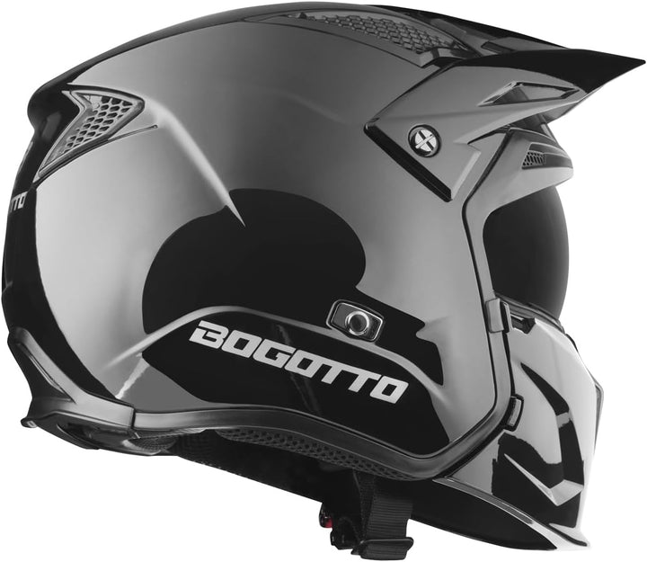 Bogotto Radic Helm (Black,XS) XS Schwarz, XS Schwarz