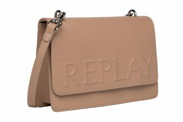 Replay Damen Umhängetasche Klein Pale Grey Brown 081, Pale Grey Brown 081