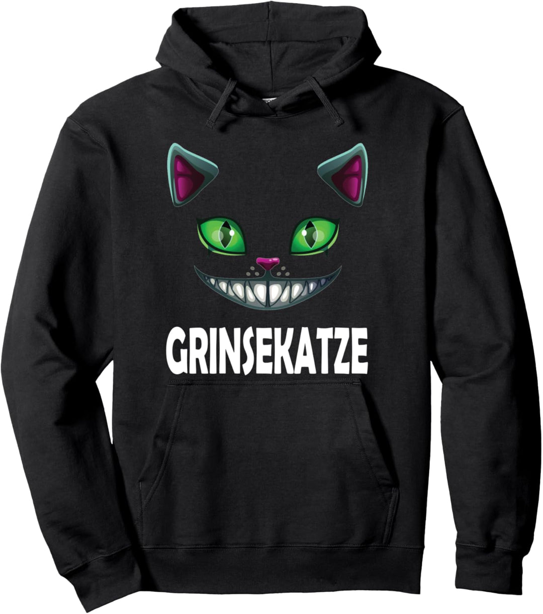Grinse Katze grinsende Katze Lächle Grinsekatze Pullover Hoodie