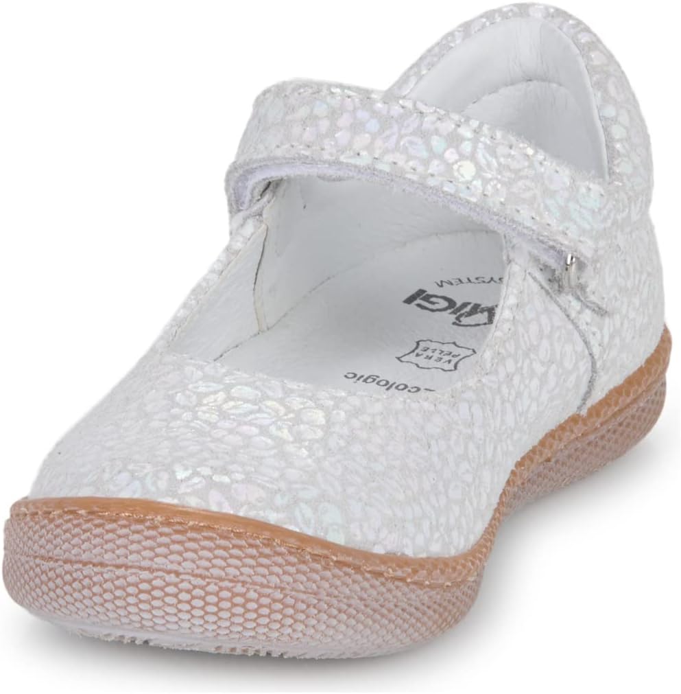 PRIMIGI Mädchen Sport TRE.femm. Mary Jane Schuh 31 EU Weiss Iridescent, 31 EU Weiß Iridescent