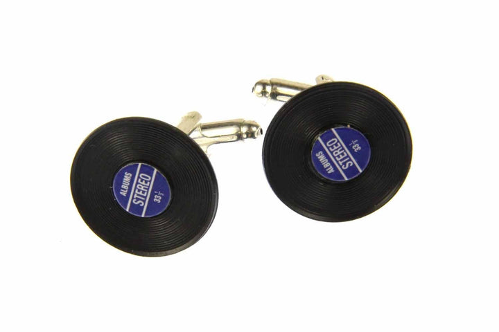 Miniblings Schallplatte LP Vinyl DJ Manschettenknöpfe - Handmade I Manschettenknopf Cufflinks Hemdkn