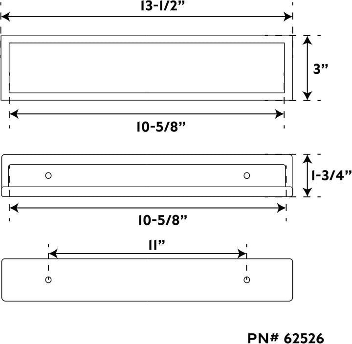 Whitecap 62526 Teak Stow-Rack