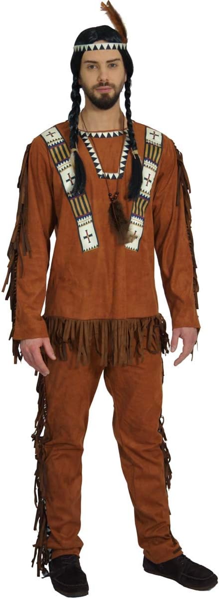 MAYLYNN Kostüm Indianerin Indianer Indianerkostüm Nodyn, Herren Grösse L L Herren, L Herren