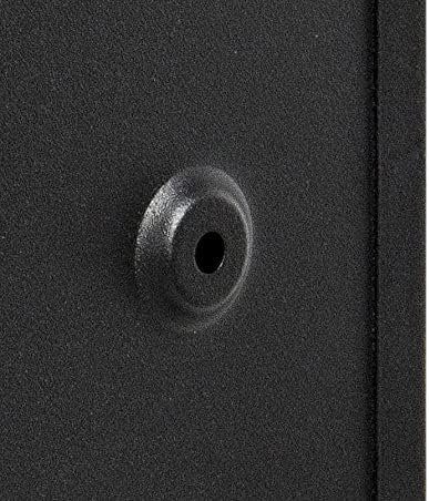 ADGO Modern Black &amp; White Edition Stylisch Briefkasten 340 mm x 400 mm x 100 mm Wandmontiert Wasserd