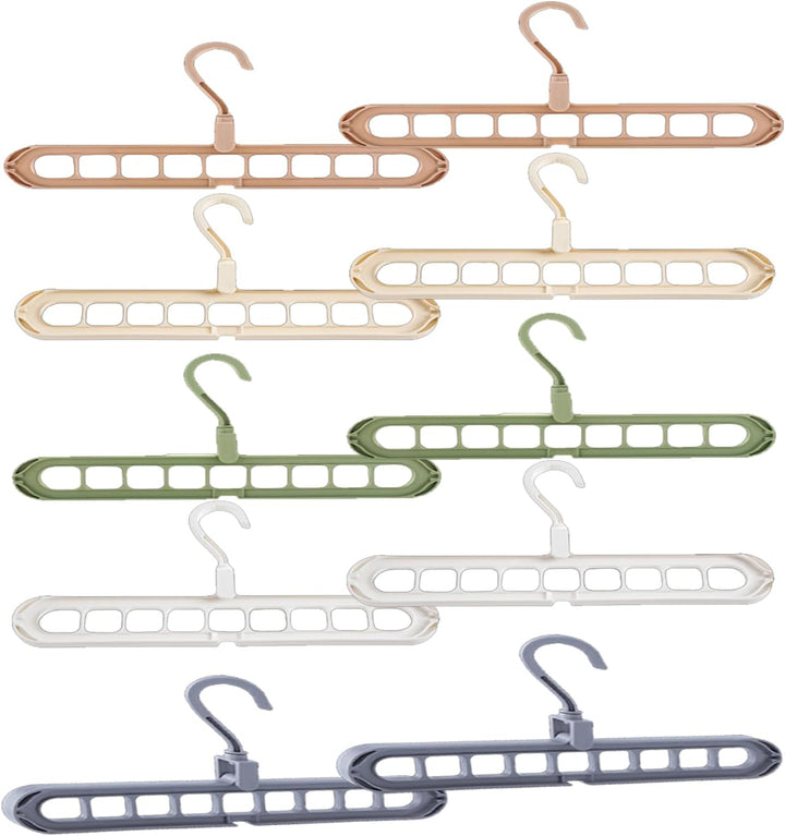 9 in 1 Kleiderbügel, Cascading Clothes Hanger, Multi Bügel Magic Hanger Organizer, für Kleiderschran