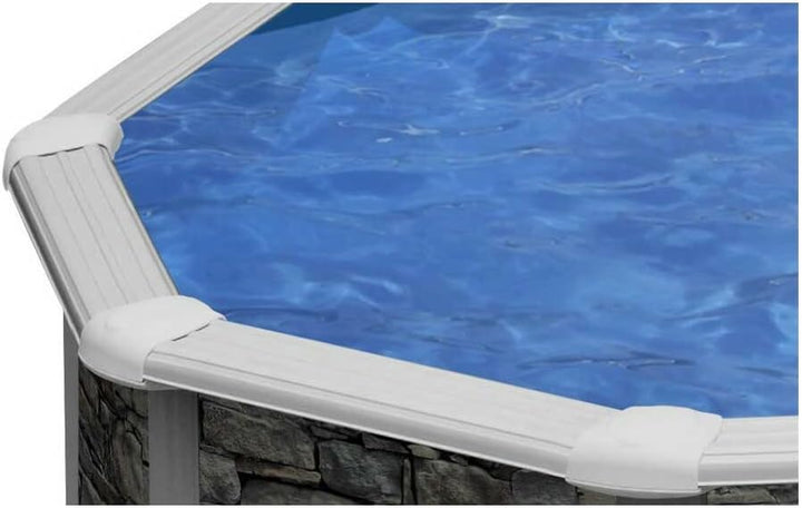 Gre Liner Overlap blau 500 x 300 x 132 oval (ohne Anhängerprofil), Dicke 40/100