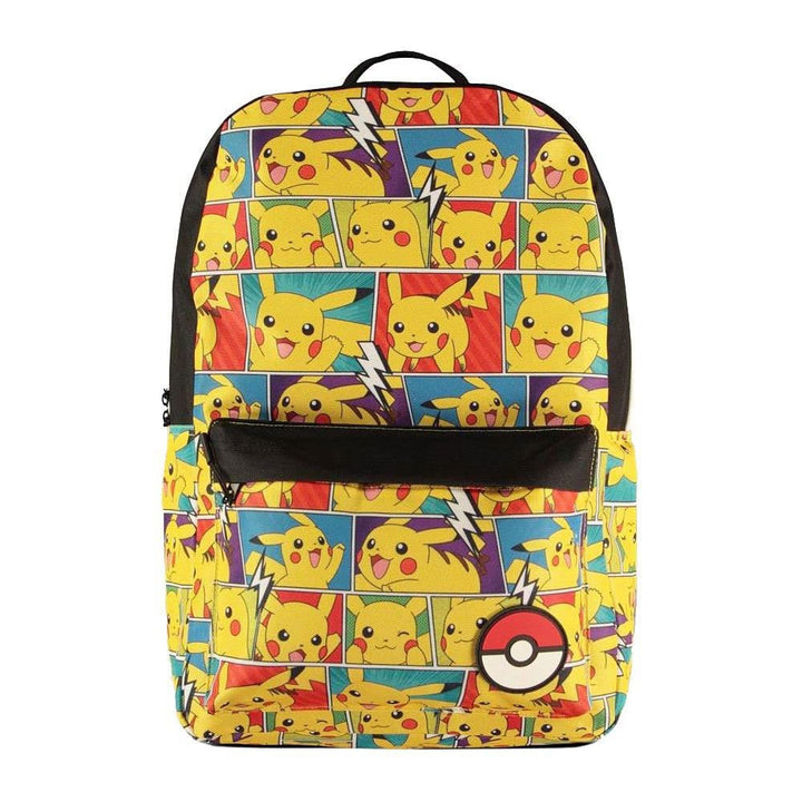 Difuzed Herren BP618761POK Pikachu Comic Book Strip Allover Print Rucksack, gelb