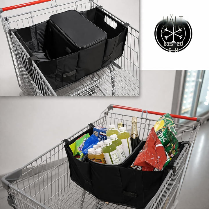 Faltbarer Kofferraum organizer– Mehrzweck-Aufbewahrungsbox für Auto, SUV und LKW – Grosses Fassungsv