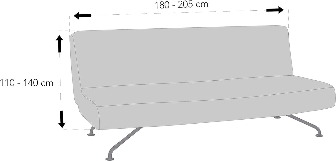 Martina Home Schutzhülle Sofa klick Klack Funktion Modell Emilia 39x60x6 cm Lila (CARDENAL), Lila (C