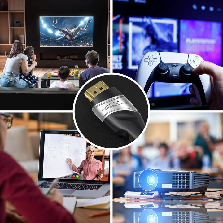 KabelDirekt – 10K &amp; 8K HDMI Kabel, HDMI 2.1b – zertifiziert, in Deutschland entwickelt – 1,5 m (Ultr