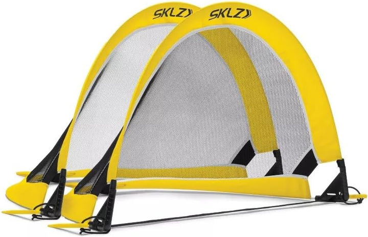SKLZ Playmaker Tragbares Pop-Up-Tor-Set für Training und Pickup-Spiele (inkl. 2 Tore)