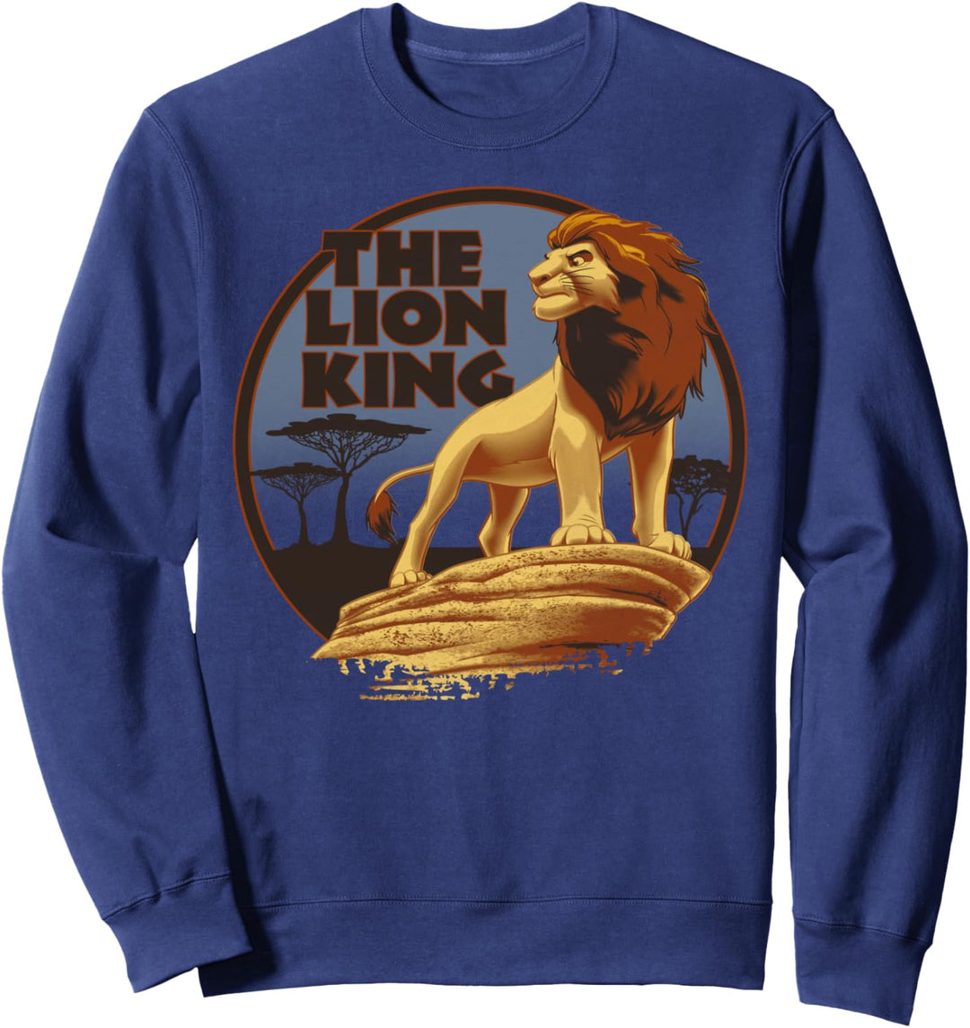 Disney The Lion King Simba Pride Lands Circle Portrait Sweatshirt