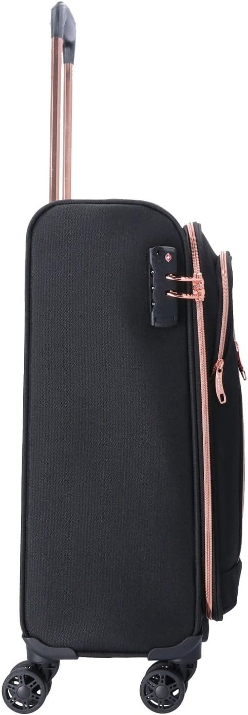 TheTrueC 4 Rollen Koffer Superlight 55cm Kopenhagen black/rose