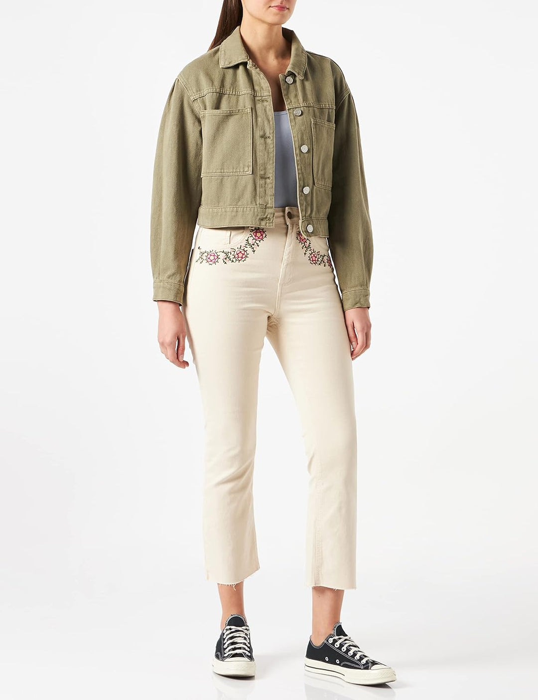 Desigual Damen Denim_Jerry Jeans 44 Weiss, 44 Weiss