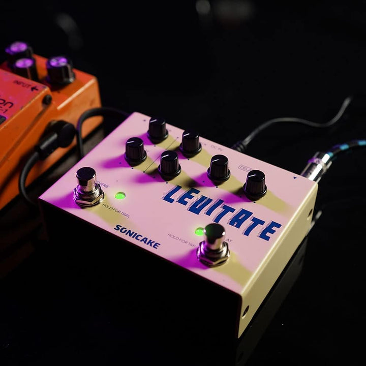 SONICAKE Delay und Reverb 2 in 1 Gitarren Effektpedal Digital Levitate Delay Reverb, Delay Reverb