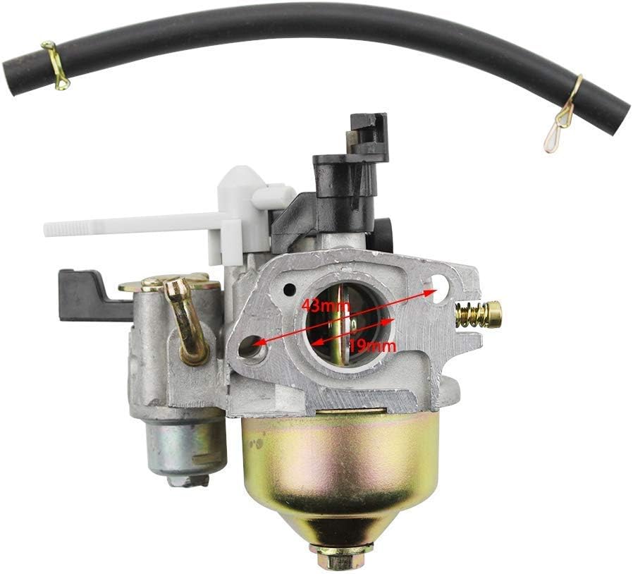 WOOSTAR Vergaser mit Zündspule mit Rückstossstarter Ersatz für GX140 GX160 GX168 GX200 5.5HP 6.5HP M