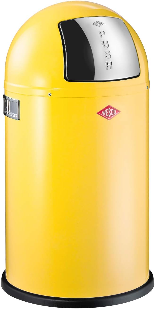 Wesco Abfallsammler Pushboy Junior 22 Liter lemonyellow, Lemonyellow