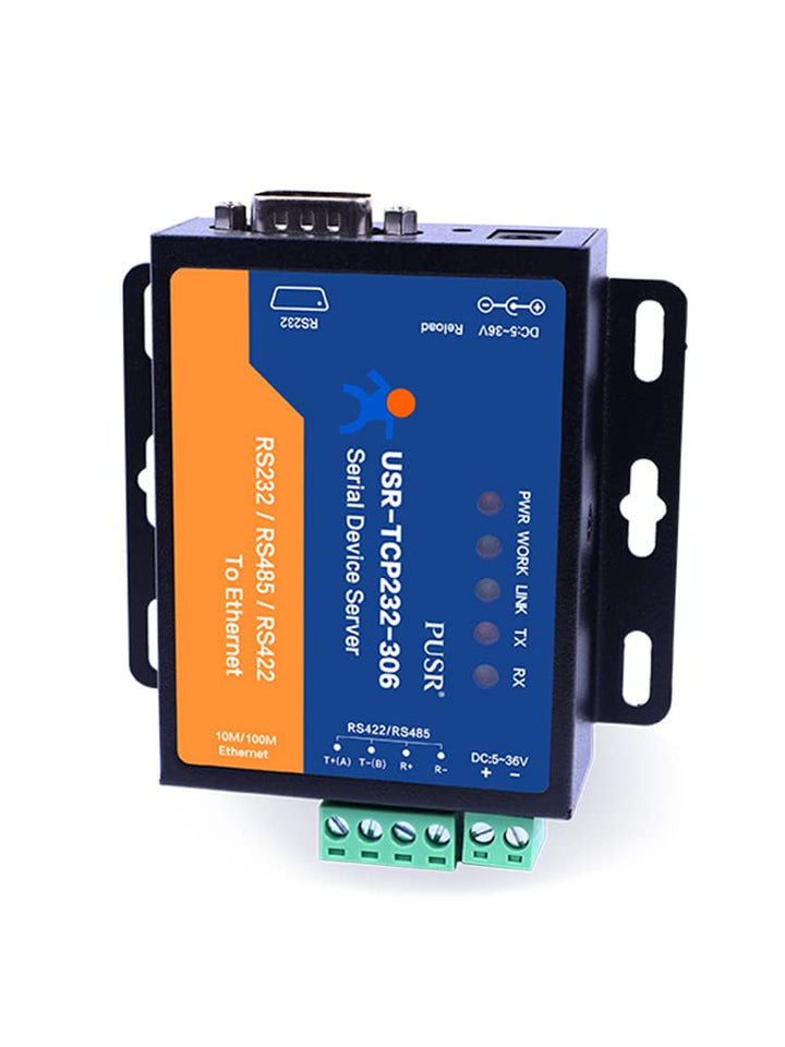 PUSR TCP232-306 RS232 RS485 RS422 zu Ethernet TCP IP Modbus Gateway Seriell Gerät Server Seriell zu