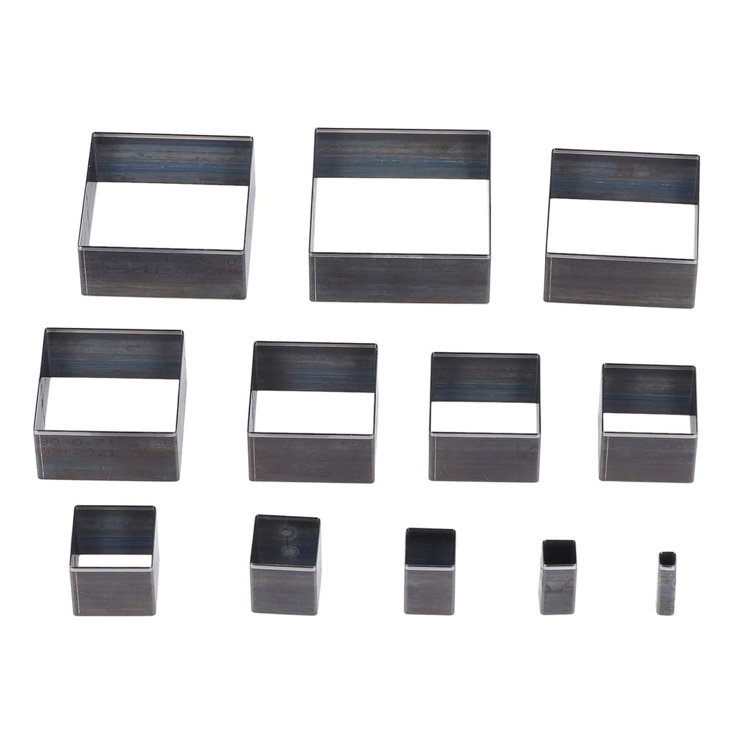 Leder Schneidwerkzeug, Quadratische Lederstanze 5 Mm Bis 60 Mm Stanze für Handgefertigtes DIY-Lederh