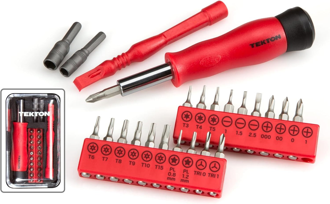 TEKTON 2830 Everybit (TM) Präzisions Bit und Schraubendreher-Satz, 27-teilig