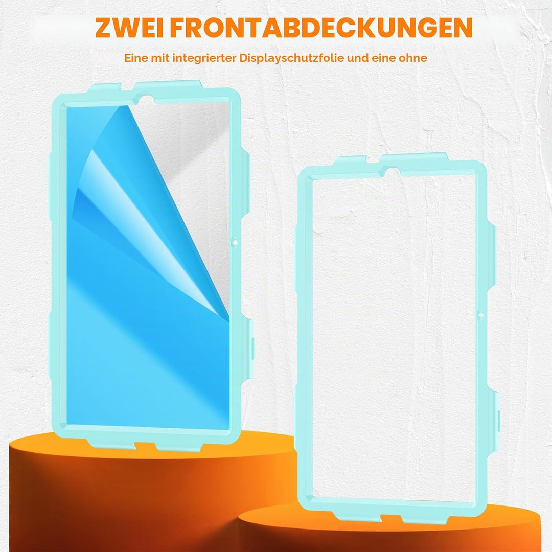 SEYMAC stock Hülle für Samsung Galaxy Tab S6 Lite 10,4 Zoll 2022/2020, Stossfest Schutzhülle mit Bil