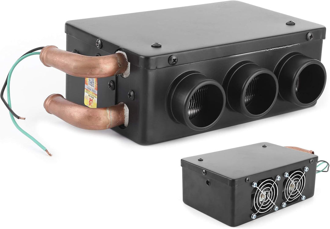 LICAEVEY 12V 50W Autoheizung und Entfroster, Schnelles Aufheizen mit 3 Luftauslässen Zum Entfrosten
