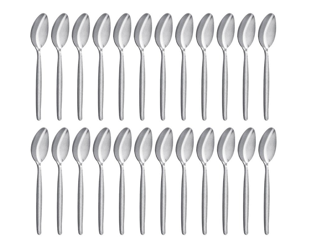 Kaffeelöffel Teelöffel Serie Riomo Rostfrei Gastronomie (24 Stück), 24 Stück