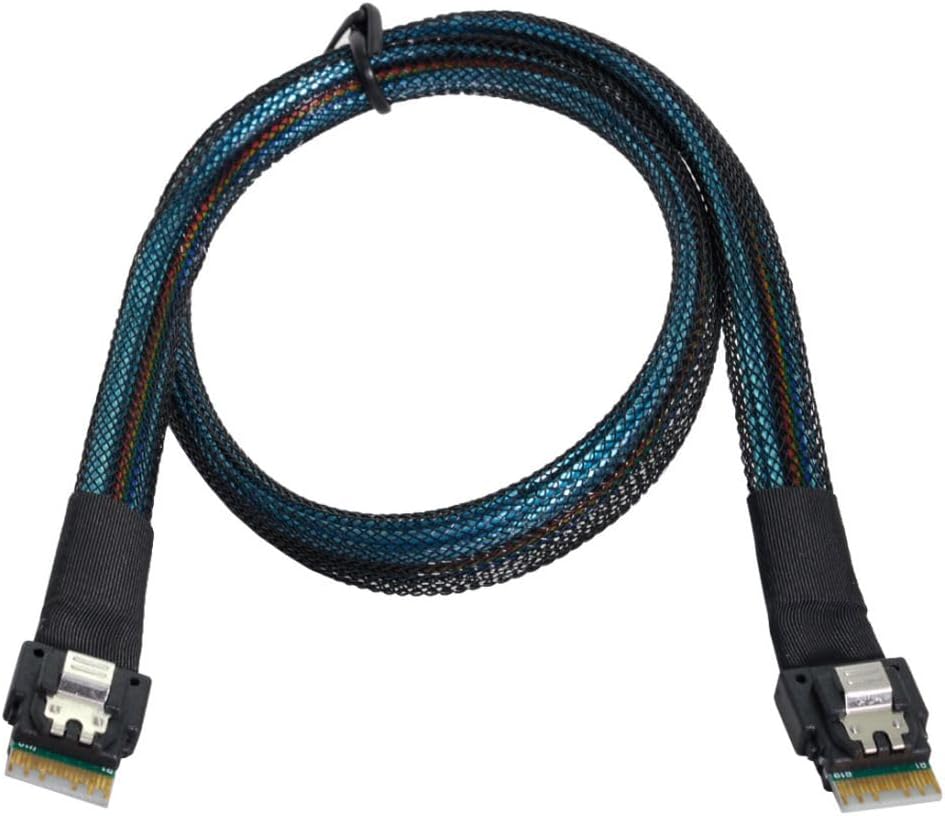 ChenYang CY SFF-8654 4i 38Pin Host Stecker auf SFF-8654 38Pin Stecker PCI-E Slimline SAS Zielkabel 4