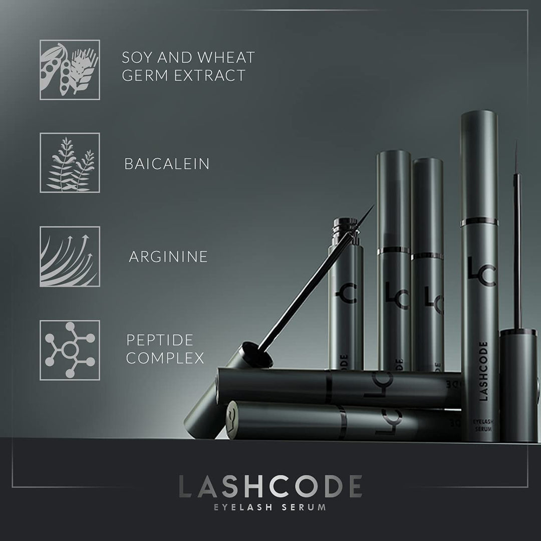 Wimpernserum Lashcode Eyelash Serum 5ml - wachstumsförderndes Serum für Wimpern