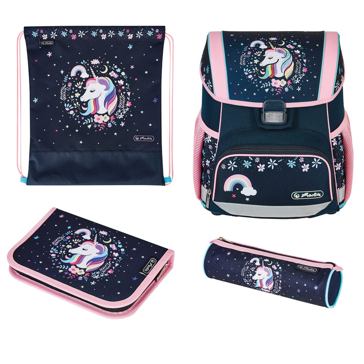 herlitz 50037377 Schulranzen Loop Plus, Unicorn, 1 Stück