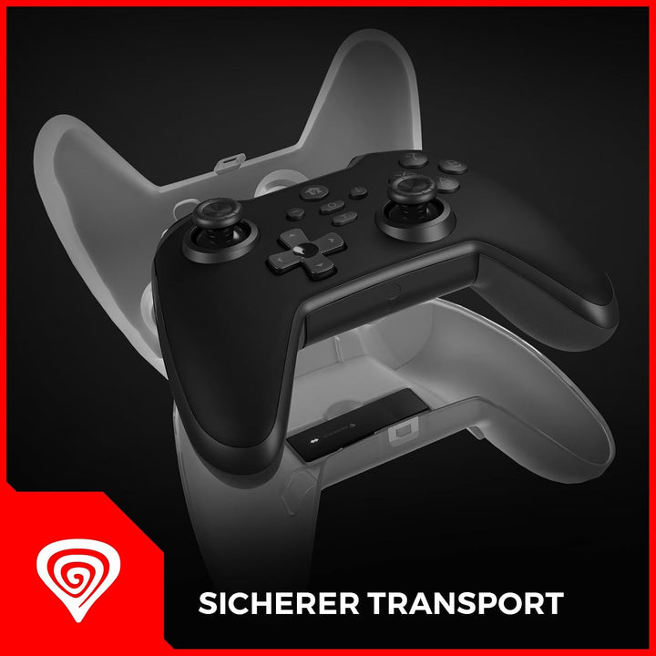 Genesis Mangan 400 Wireless Controller für PC, Switch, Mobile, Schwarz, Schwarz