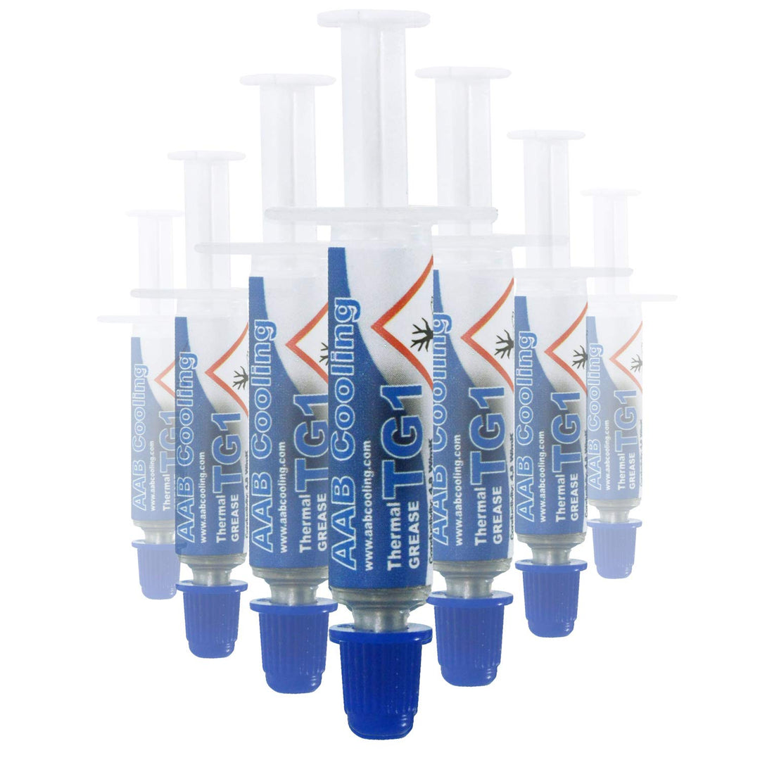 AABCOOLING Thermal Grease 1-0,5g - Wärmeleitpaste Silber - CPU-PC Kühler Prozessor, Laptop Cooler, W