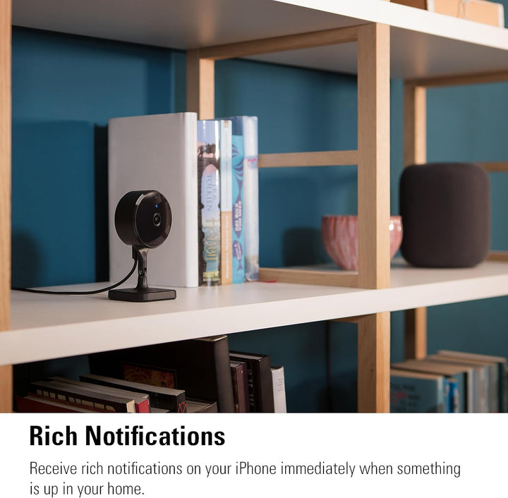 Eve Cam - Smarte Innenkamera, 1080p-Auflösung, WLAN, 100 Prozent Privatsphäre, HomeKit Secure Video,