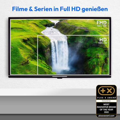 MEDION P13242 (MD 30042) 80 cm (32 Zoll) 1080p Full HD Fernseher (Android TV, Smart TV, HDR, Netflix