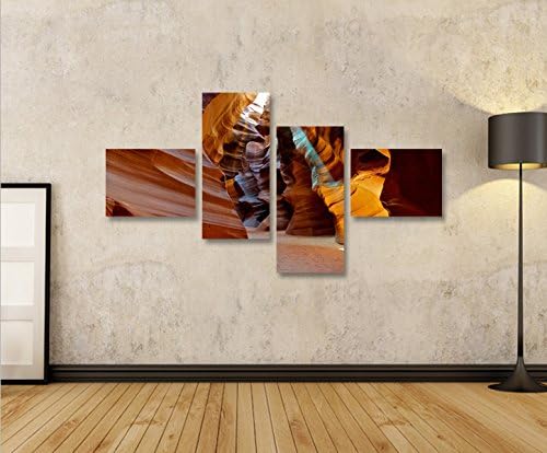 islandburner Bild Bilder auf Leinwand Antelope Canyon Arizona 4L XXL Poster Leinwandbild Wandbild De