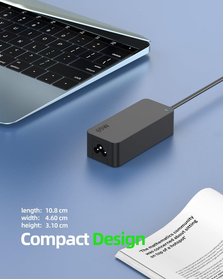 65W USB Typ C Netzteil Ladekabel Ladegerät Passend für HP Elitebook x360 1040 1030 830 Probook x360,