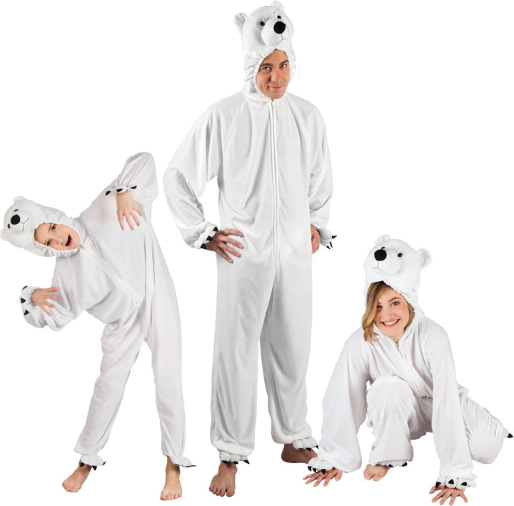 Boland - Kinderkostüm Eisbär aus Plüsch, verschiedene Grössen, für Jungen und Mädchen, Kinderfaschin