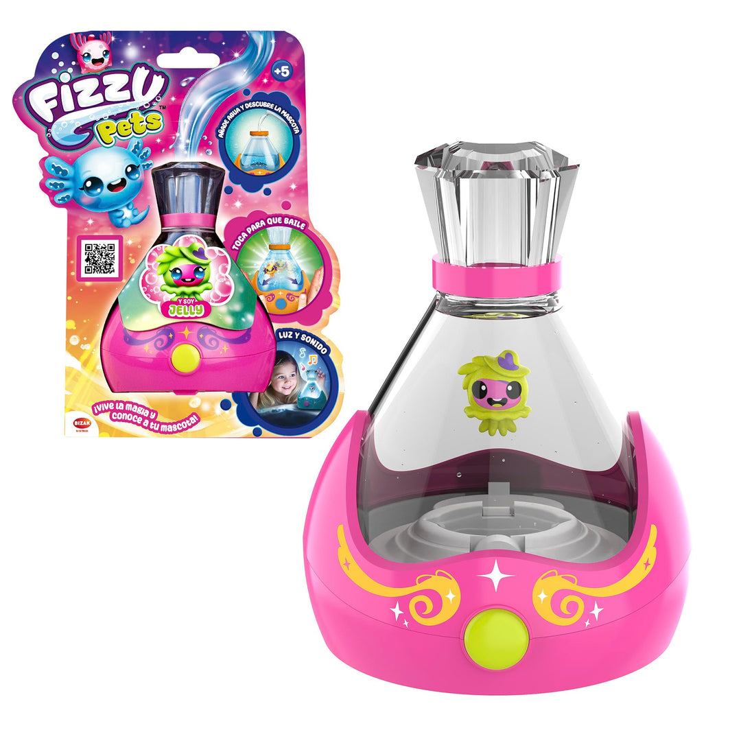 Bizak Fizzy Pets Jelly, magische Überraschung, Musik und Tanz zum Interagieren, Farbwechsel, ab 5 Ja