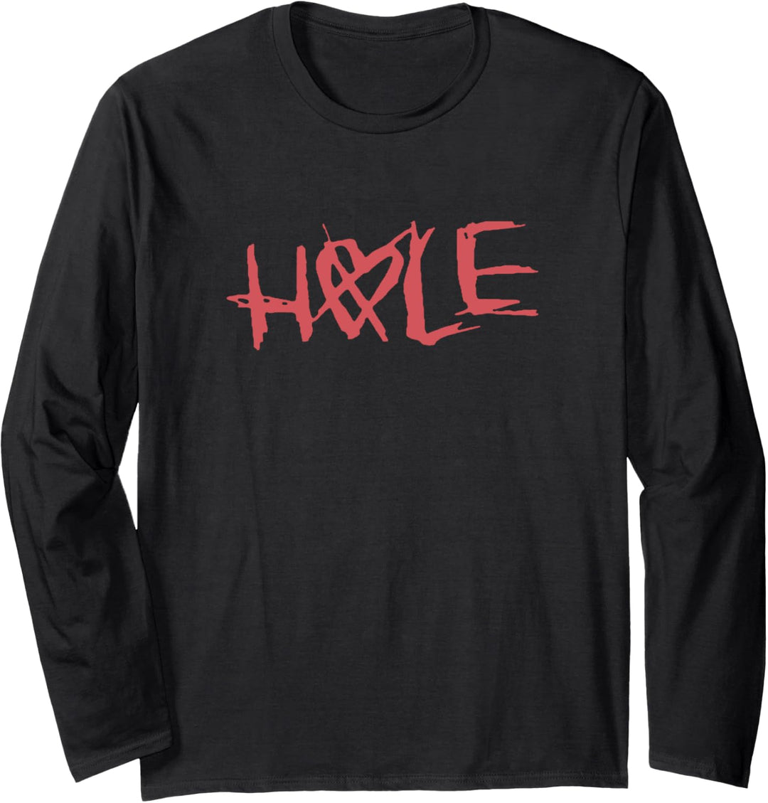 Hole - Heart Logo Langarmshirt