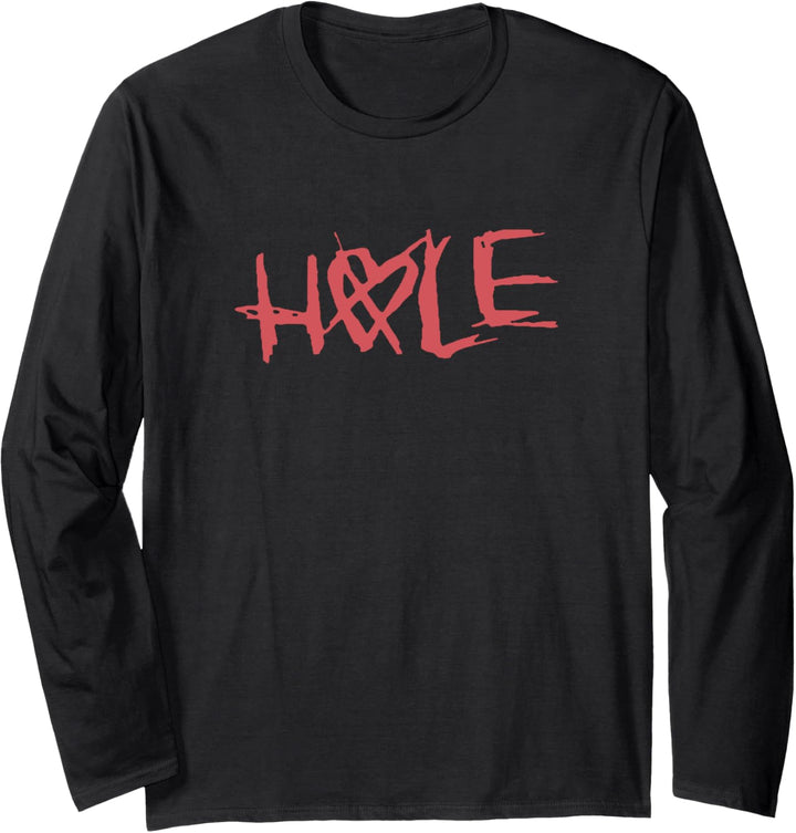 Hole - Heart Logo Langarmshirt