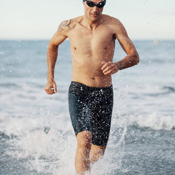Buddyswim Freiwasser Neoprenhose 5/3 mm. Schwimmhose Damen und Herren. Swimming Trunks Men. Badehose