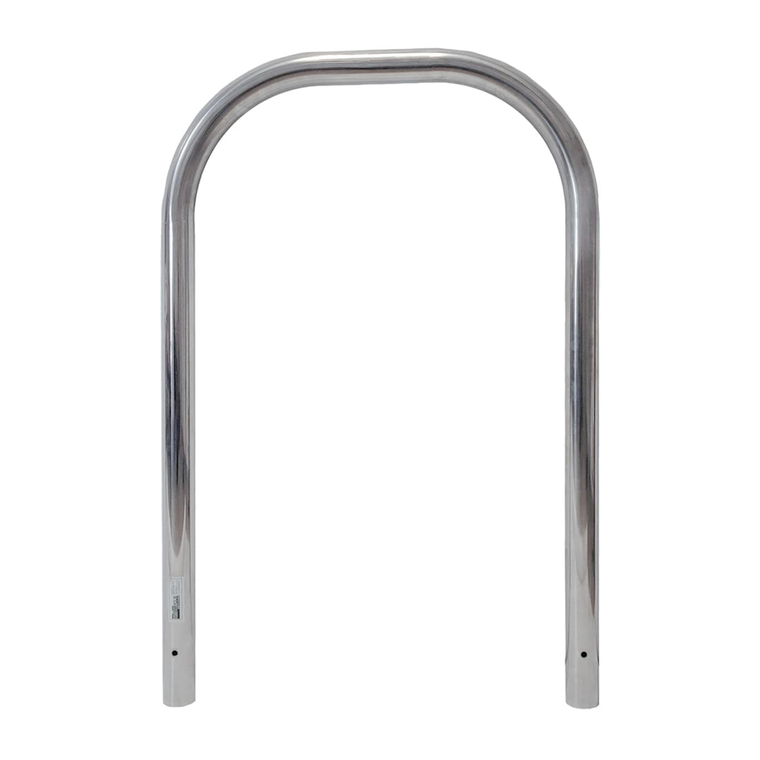 TRUTZHOLM Fahrradanlehnbügel aus Edelstahl 116x78,5 cm Ø 60 mm Anlehnbügel zum Einbetonieren Fahrrad