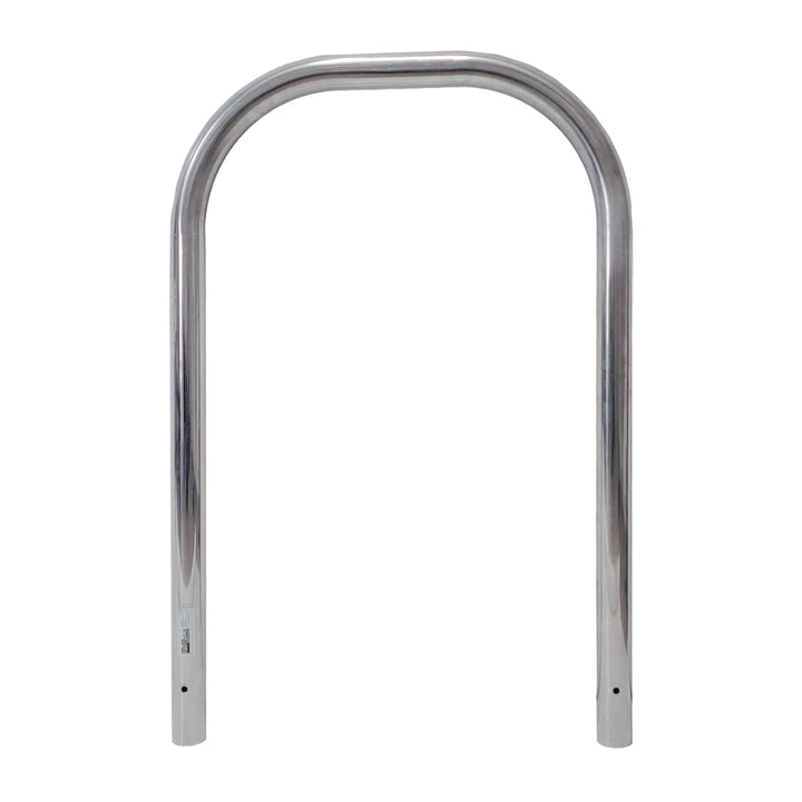 TRUTZHOLM Fahrradanlehnbügel aus Edelstahl 116x78,5 cm Ø 60 mm Anlehnbügel zum Einbetonieren Fahrrad