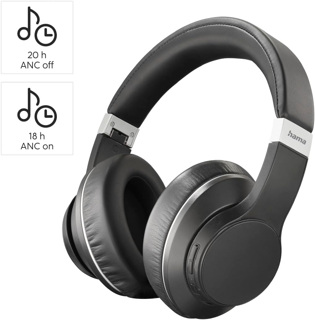 Hama Bluetooth Kopfhörer „Passion Voyage“ (Over Ear Kopfhörer, Noise Cancelling, Wireless Charging,