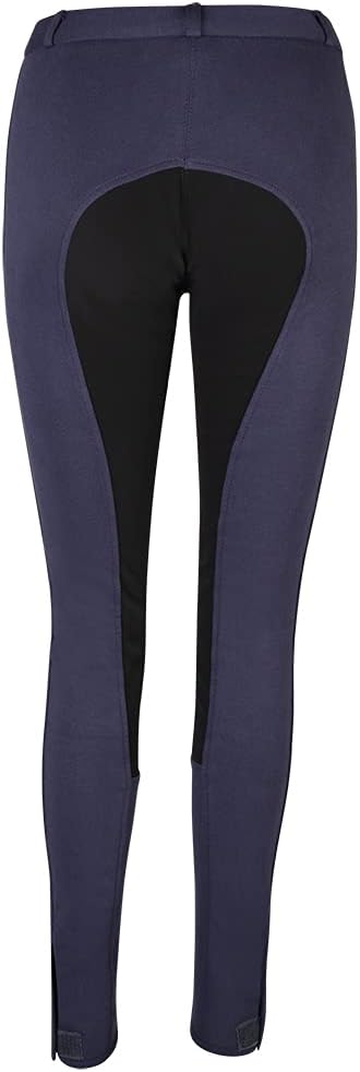 Pfiff 101197 Damen Reithose Vollbesatz Vollbesatzreithose 9 Farben alle Grössen 36 Blau / Schwarz, 3