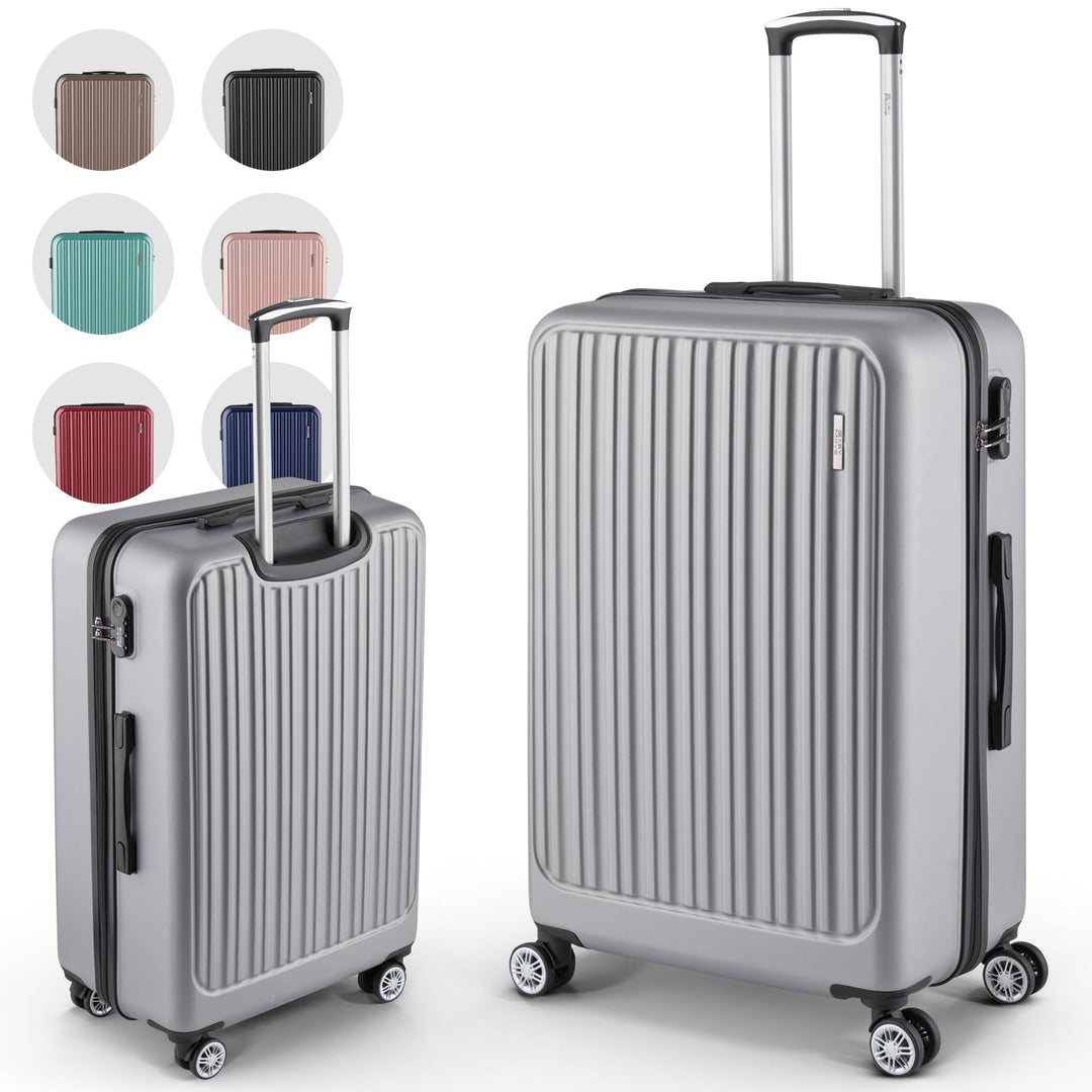 Easy Move Hartschalenkoffer Reisekoffer 64x44x26cm - Stabiler Trolley Koffer Mittelgross Gross mit 4
