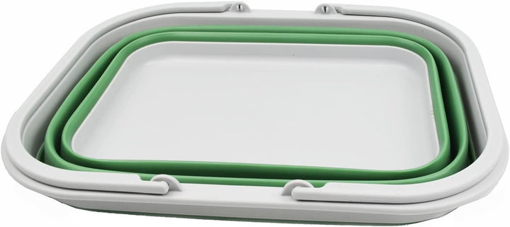SAMMART 15L Zusammenklappbarer Korb mit Griff - Tragbarer Picknickkorb/Krater für den Aussenbereich