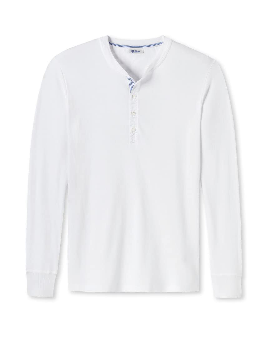 Schiesser Revival Karl-Heinz Button Long Shirt L Weiss, L Weiss