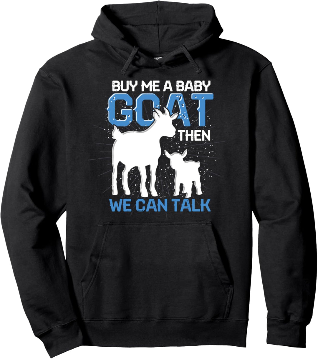 Bauernhof Tier Landwirtschaft Bauer Lustiges Baby Ziege Pullover Hoodie