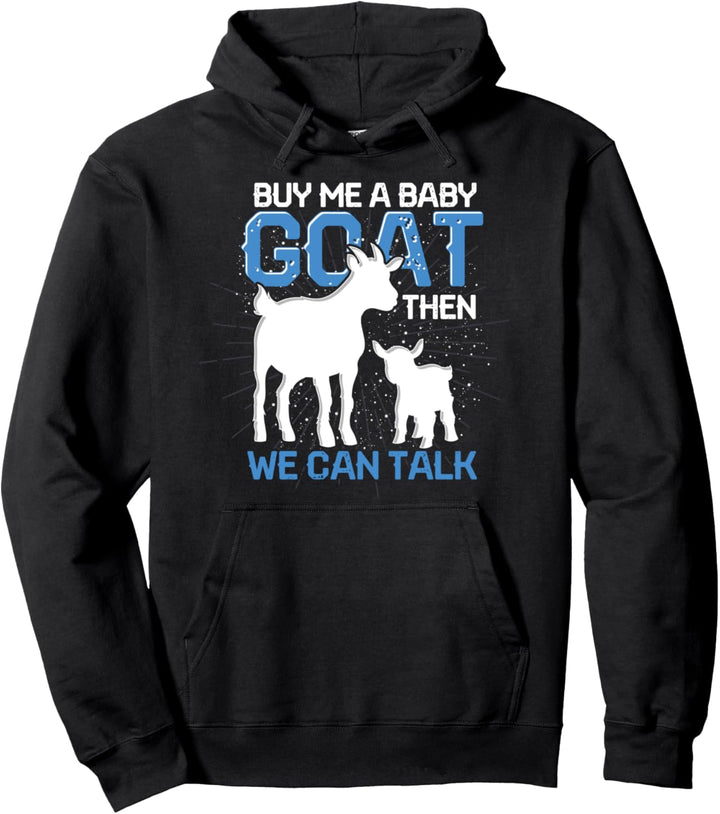 Bauernhof Tier Landwirtschaft Bauer Lustiges Baby Ziege Pullover Hoodie